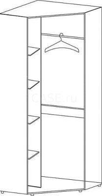 Шкаф угловой 1-но дверный 5.22